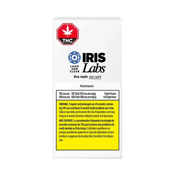 Image for Fantasm Live Resin 510 Thread Cartridge, cannabis 510 cartridges by IRIS Labs