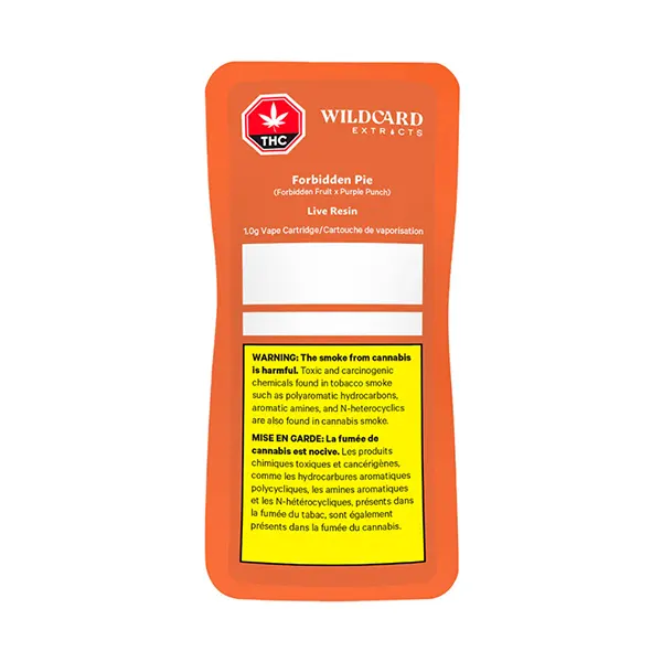 Image for Forbidden Pie Live Resin Vape, cannabis all products by Wildcard Extracts