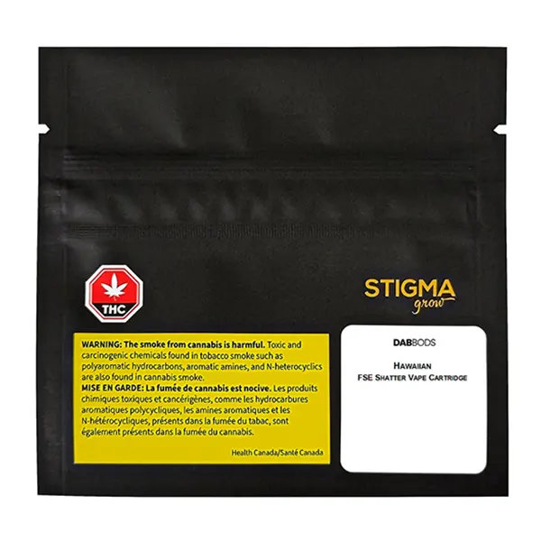 Image for Hawaiian FSE Shatter 510 Thread Cartridge, cannabis all products by Dab Bods