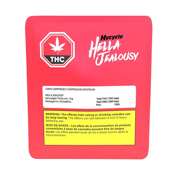 Image for Indestructible Hella Jealousy 510 Thread Cartridge, cannabis all products by Hycycle