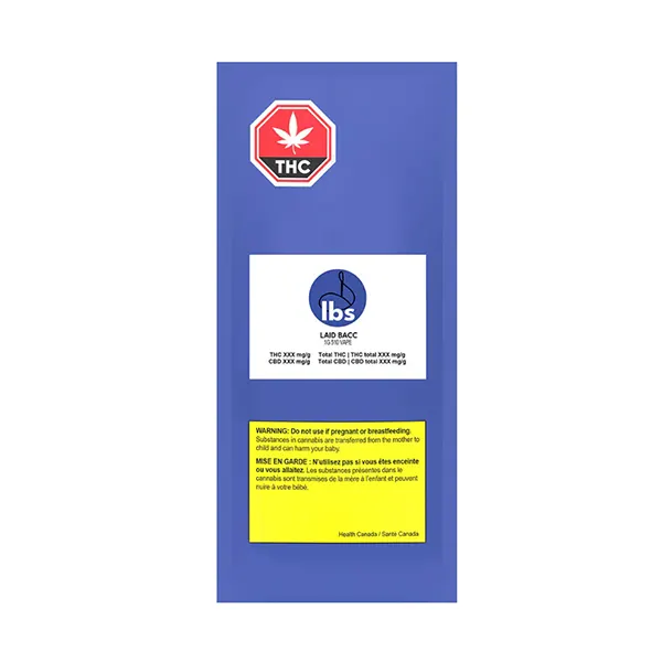 Image for Laid Bacc 510 Thread Cartridge, cannabis 510 cartridges by D lbs