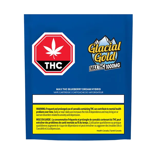 Image for MAX THC Blueberry Dream Hybrid, cannabis all products by Glacial Gold