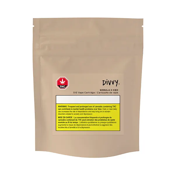 Image for Nebula II CBD 510 Thread Cartridge, cannabis 510 cartridges by Divvy