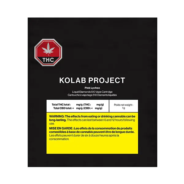 Image for Pink Lychee Diamonds 510 Thread Cartridge, cannabis all products by Kolab Project