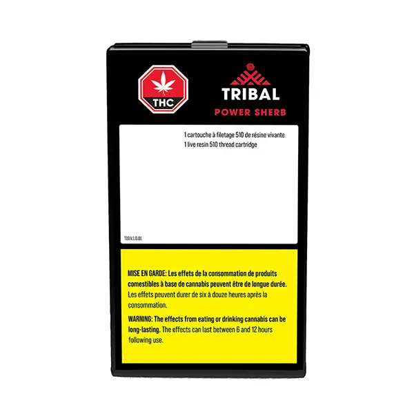 Image for Power Sherb Live Resin 510 Thread Cartridge, cannabis 510 cartridges by Tribal