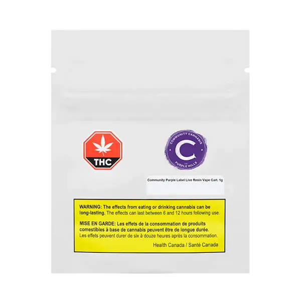 Image for Purple Label Live Resin 510 Thread Cartridge, cannabis all products by Community