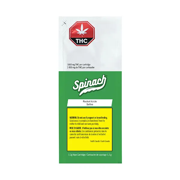 Image for Rocket Icicle 510 Thread Cartridge, cannabis 510 cartridges by Spinach