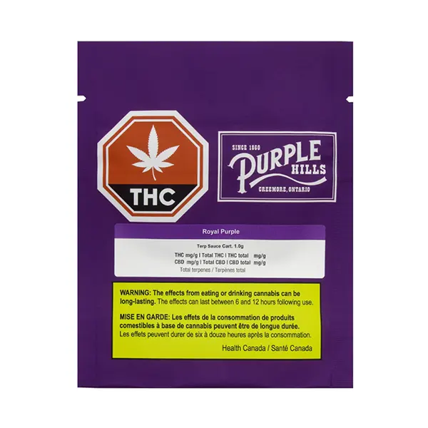 Image for Terp Sauce - Royal Purple 510 Thread Cartridge, cannabis all products by Purple Hills