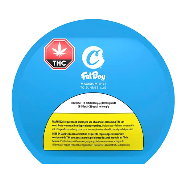 Image for TQ Sunrise Fat Boy 510 Cartridge Maximum THC!, cannabis all products by Cookies