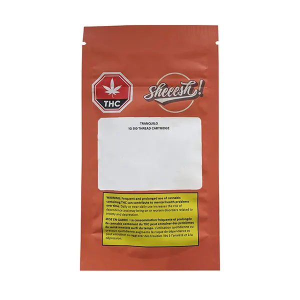 Image for Tranquilo 510 Thread Cartridge, cannabis 510 cartridges by Sheeesh!