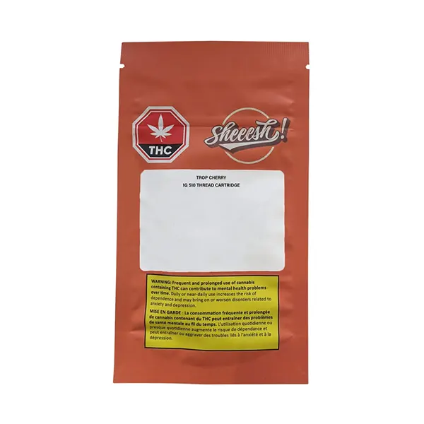 Image for Trop Cherry 510 Thread Cartridge, cannabis 510 cartridges by Sheeesh!