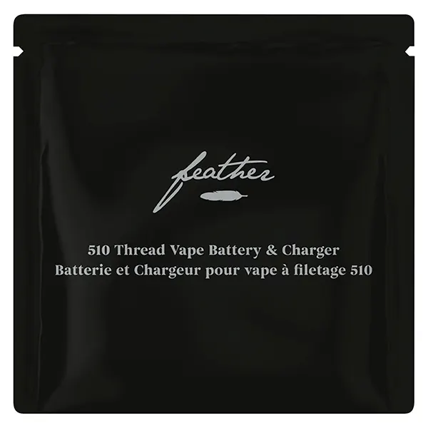 Image for Premium 510 Thread Vape Battery and Charger, cannabis accessories by Feather