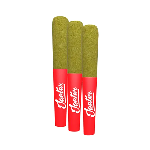 Product image for Baby Jeeter Infused Fire OG Pre-Roll, Cannabis Flower by Jeeter