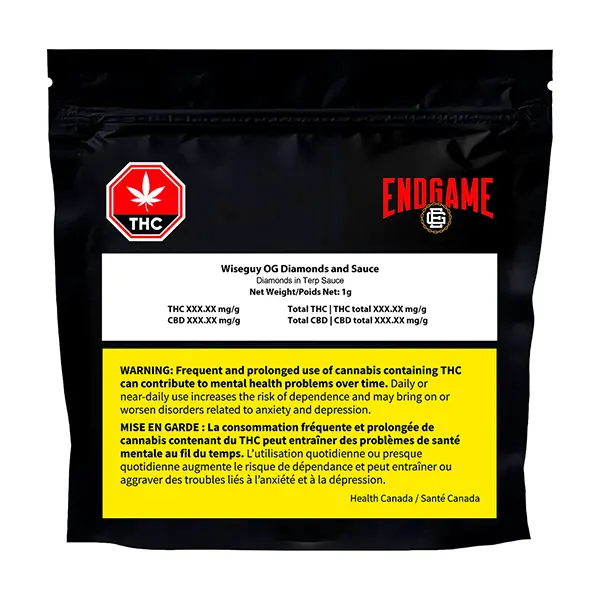 Image for Wiseguy OG Diamonds and Sauce, cannabis all products by Endgame