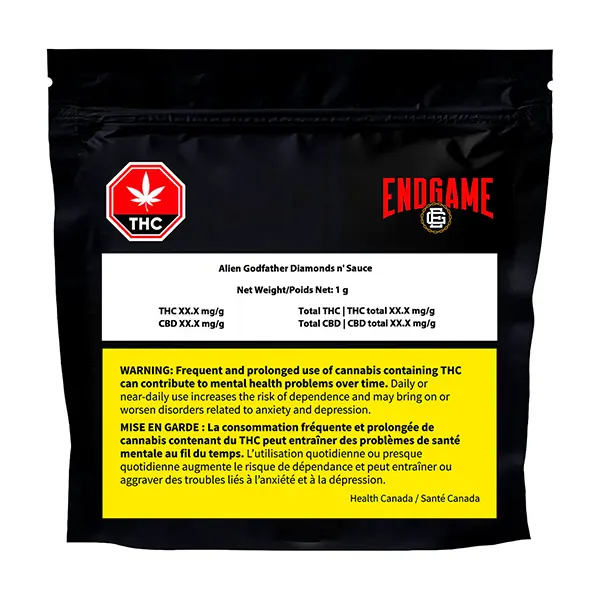 Image for Alien Godfather Diamonds n' Sauce, cannabis all products by Endgame