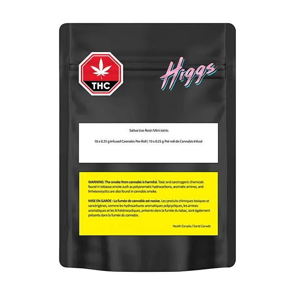 Image for Sativa Live Resin Infused Mini Joints - Citrus Burst, cannabis all products by Higgs