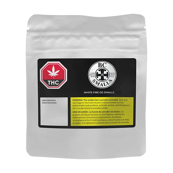 Image for White Fire OG Craft Smalls, cannabis dried flower by BC Smalls