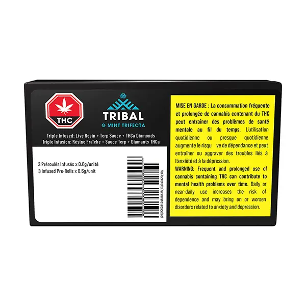 Image for G Mint Trifecta Infused Pre-Roll, cannabis all products by Tribal