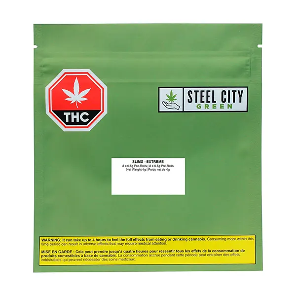 Image for Slims - Extreme Pre-Roll, cannabis all products by Steel City Green