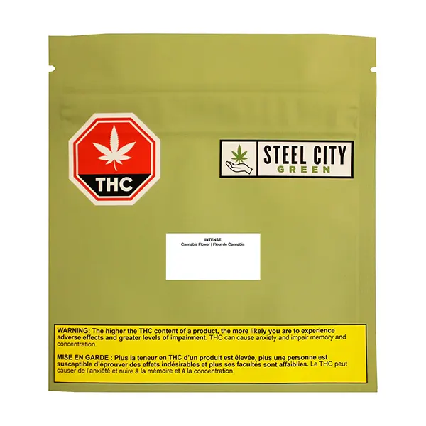 Image for Intense, cannabis all products by Steel City Green