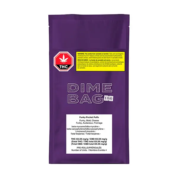 Image for Funky Pocket Puffs Pre-Roll, cannabis all products by Dime Bag