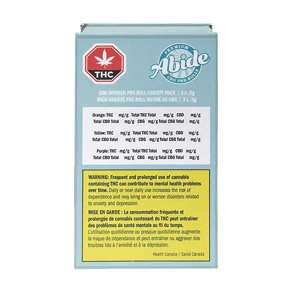 Image for CBG Infused Pre-Roll Variety Pack, cannabis all products by Abide