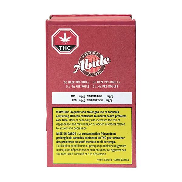 Image for OG Haze Pre-Roll, cannabis all products by Abide