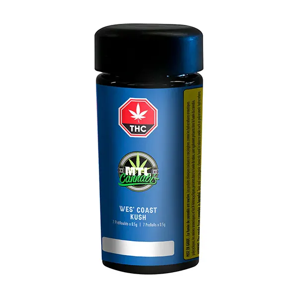 Image for Wes' Coast Kush Pre-Roll, cannabis all products by MTL Cannabis