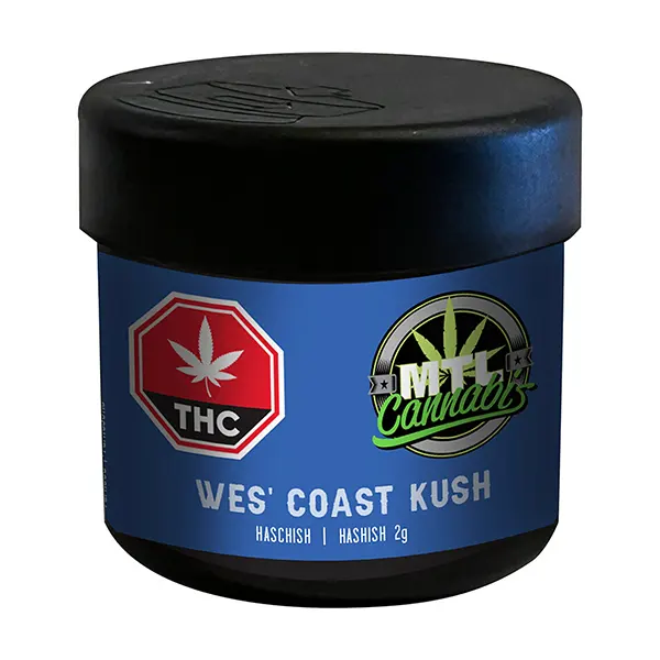 Image for Wes’ Coast Kush Hash, cannabis hash, kief by MTL Cannabis