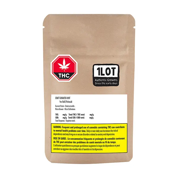 Image for Craft Growers Hunt Pre-Roll, cannabis all products by 1LOT