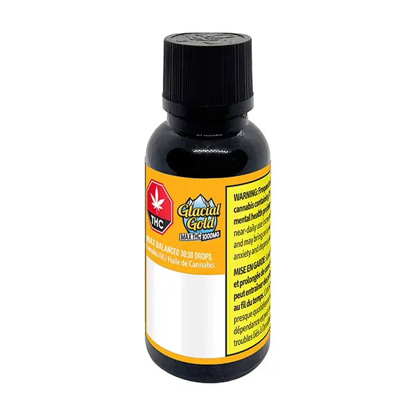 MAX Balanced 30:30 Drops (Bottled Oils) by Glacial Gold