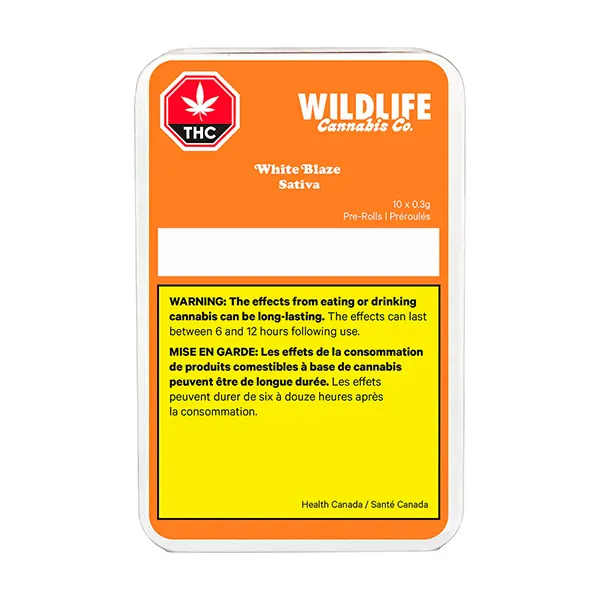 Image for White Blaze Pre-Roll, cannabis pre-rolls by Wildlife Cannabis