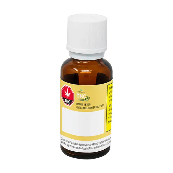 Image for THC30 Plus Olive Oil Formula, cannabis bottled oils by MediPharm Labs