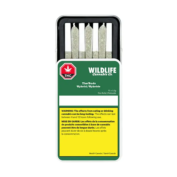 Image for Timbuds Pre-Roll, cannabis pre-rolls by Wildlife Cannabis