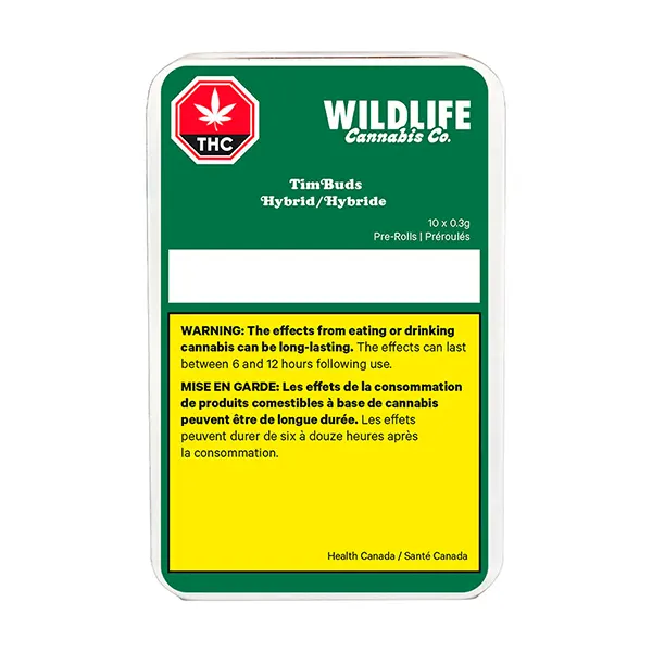 Image for Timbuds Pre-Roll, cannabis pre-rolls by Wildlife Cannabis