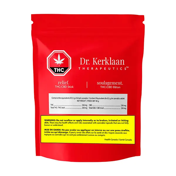 Image for relief. THC:CBD Stick, cannabis all products by Kerklaan Therapeutics