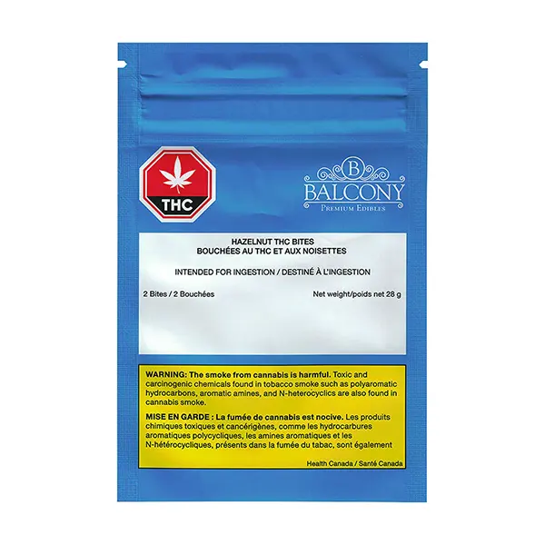 Image for Hazelnut THC Bites, cannabis all products by Balcony