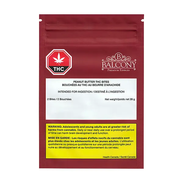Image for Peanut Butter THC Bites, cannabis all products by Balcony