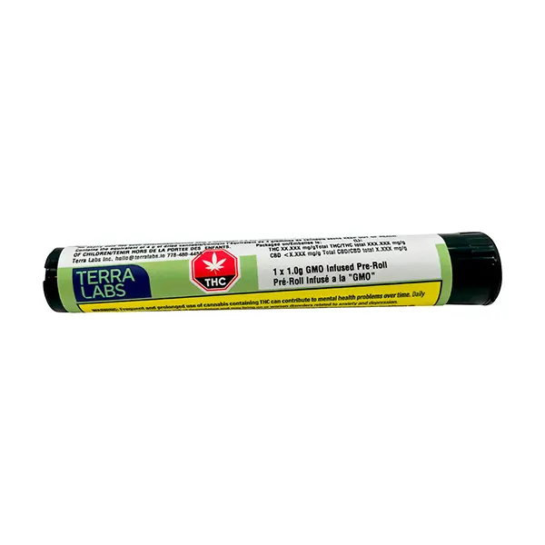 Image for GMO Infused Pre-Roll, cannabis all products by Terra Labs