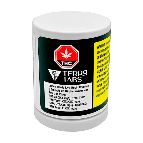 Image for Lemon Heads Live Resin Crumble, cannabis all products by Terra Labs