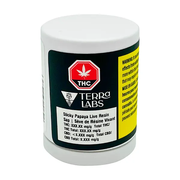 Image for Sticky Papaya Live Resin Sap, cannabis all products by Terra Labs