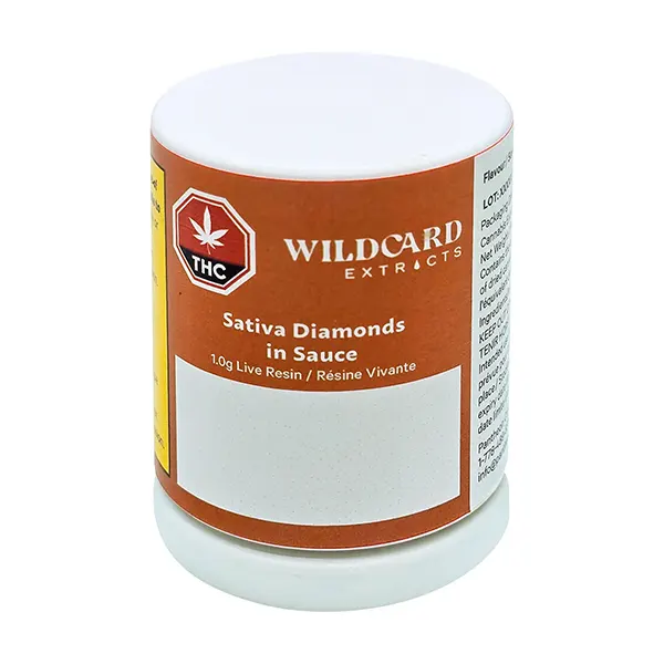 Sativa Diamonds in Sauce (Resin, Rosin) by Wildcard Extracts