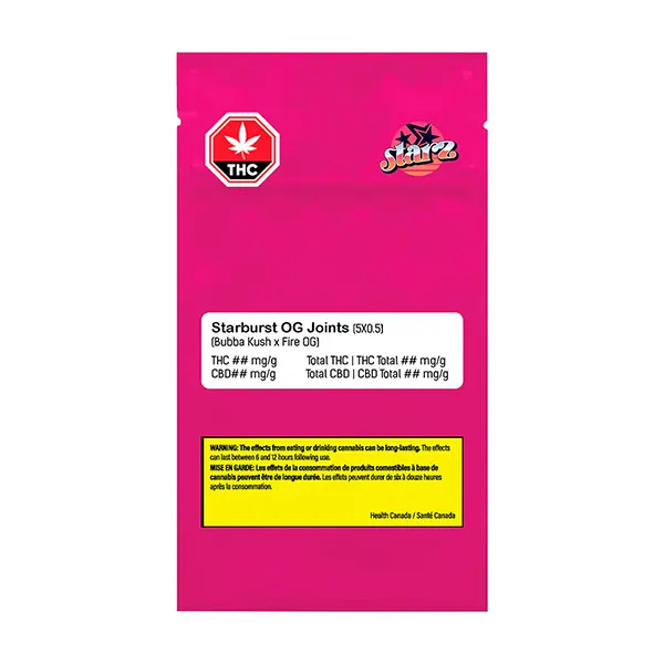 Image for Starburst OG Joints, cannabis all products by Starz