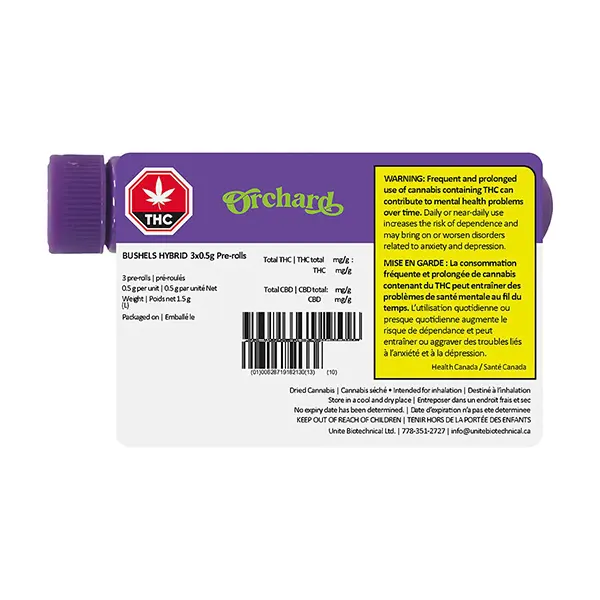 Image for BUSHELS HYBRID Pre-Rolls, cannabis all products by Orchard
