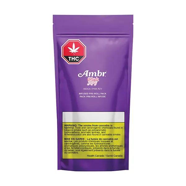 Image for Indica Pink Rzy Infused Pre-Roll Pack, cannabis all products by AMBR