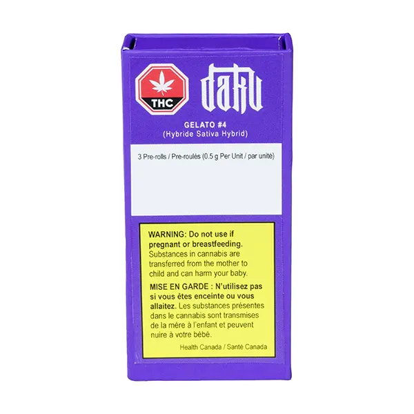Image for Gelato #4 Pre-roll, cannabis all products by DAKU
