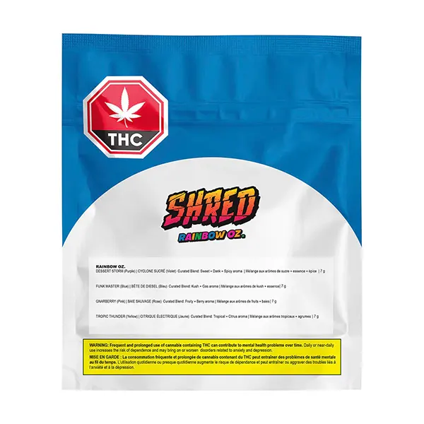 Image for Rainbow Oz, cannabis milled flower by Shred