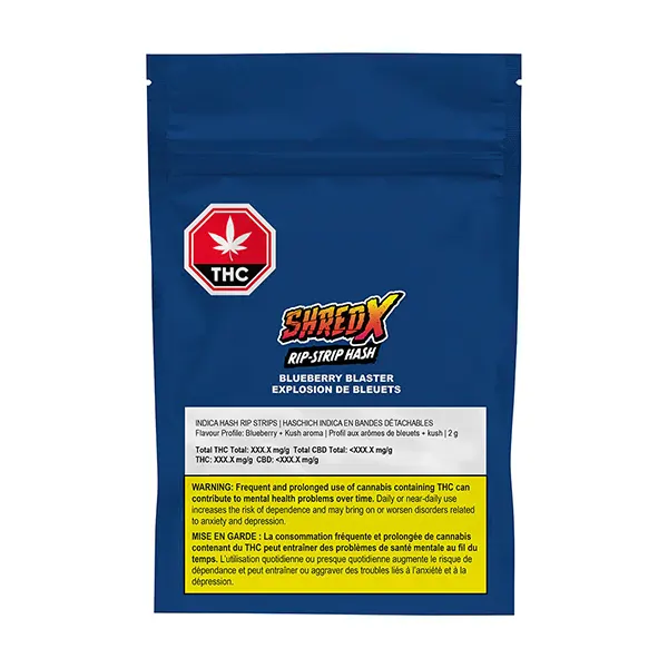 Image for Blueberry Blaster Rip-Strip Hash, cannabis all products by Shred