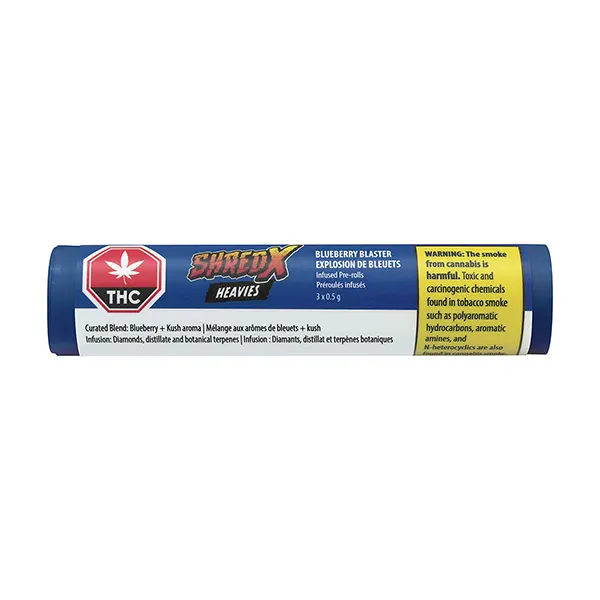 Image for Blueberry Blaster Disty & Diamonds Infused Pre-Roll, cannabis all products by Shred