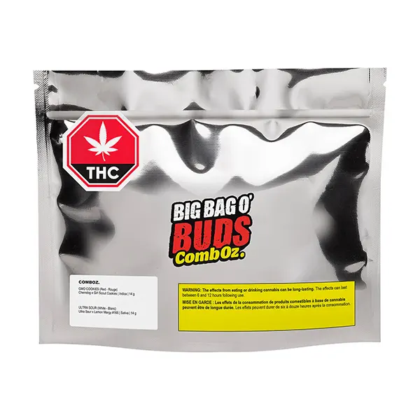 Image for CombOz: GMO Cookies + Ultra Sour, cannabis all products by Big Bag O' Buds